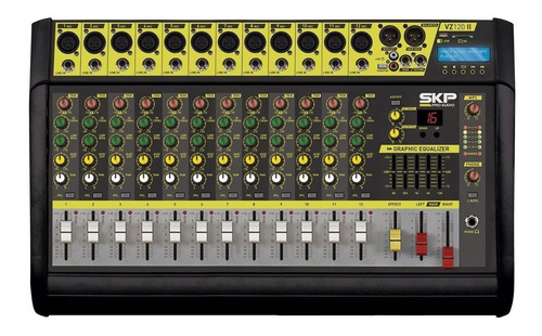 Imagen 1 de 2 de Consola SKP Pro Audio VZ-120 II VZ Powered de mezcla 110V/220V