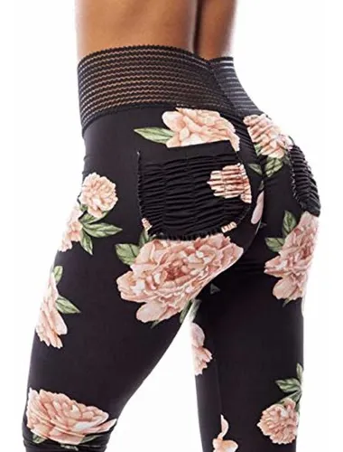 Seasum - Leggings Para Mujer, Con Trasero Corrugado, Para Yo