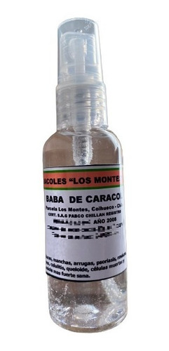 Baba De Caracol 100% Pura Y Natural Certificada Pabco