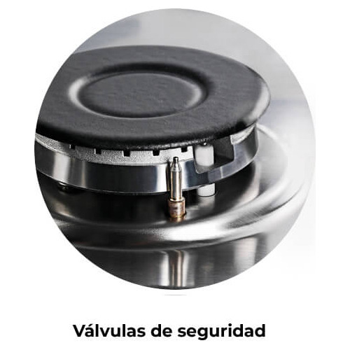 Imagen 7 de 8 de Anafe A Gas Longvie A6600rxf Inox Rejillas De Ventilación Color Acero inoxidable