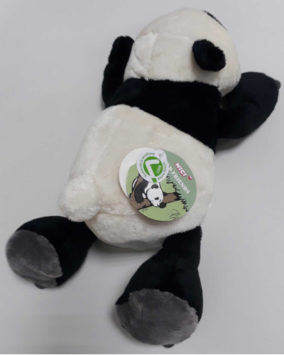 Familia De Ursos Pandas Papai 25 Cm + Mamãe 25 Cm + 2 Filhos