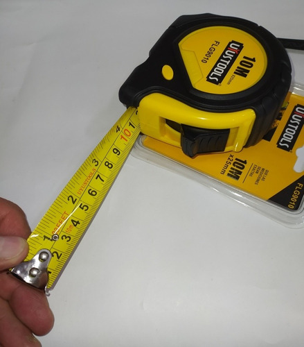Imagen 3 de 6 de Flexometro Encauchado 10 Metros Uyustool
