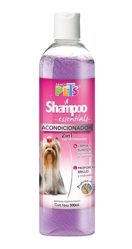 Shampoo Acondicionador Essentials Fancy Pets 500 Ml.