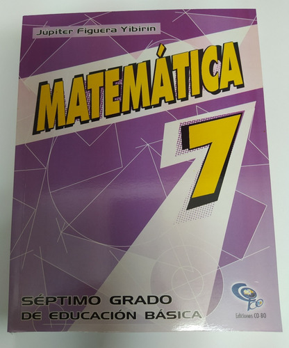 Libro De Matemática De Júpiter Figueroa Yibirin , Ed. Cobo