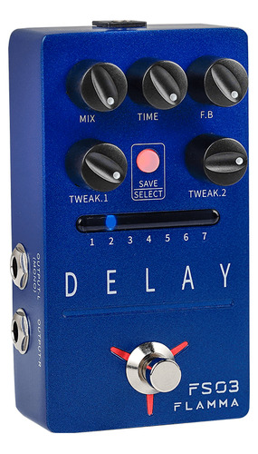 Pedal Flamma Fs03 Delay De Guitarra Eléctrica