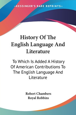 Libro History Of The English Language And Literature: To ...