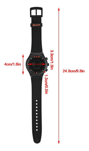 Reloj De Oración Musulmán Negro Con Brújula Y Alarma