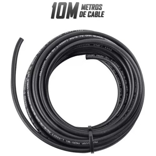 Cable Rg-58 Au 50 Ohm Pack 10 Metros 