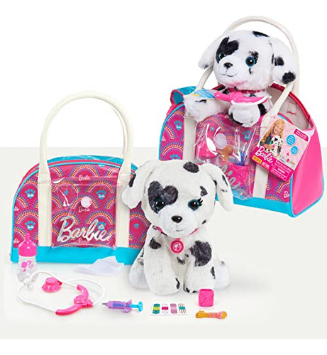 Set Médico Barbie Hug Kiss Pet De 9 Piezas Con Diseño De Dál