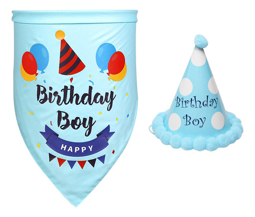 Pet Birthday, Bufanda Verde Para Perro, Combinación De Cumpl