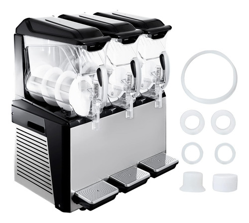Slushy Machine, 10l* 3 Tanque Slushie Máquina Para El Hogar,