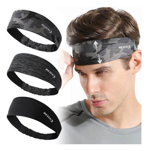 Diadema Deportiva De Poliéster Antisudor Para Hacer Ejercici