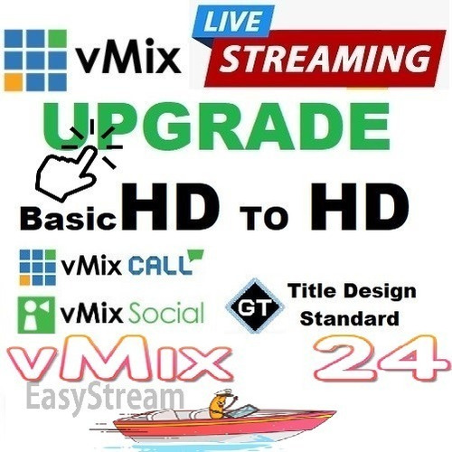 Vmix Upgrade Basichd Para Hd Oficial (em Até 12x) 