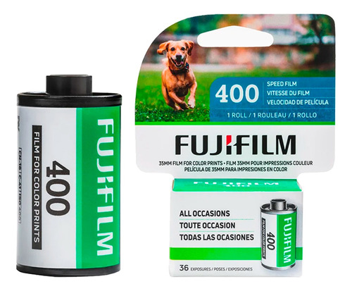 Rollo Fotográfico Fujifilm Iso 400 35mm 36 Exp Color Analogo