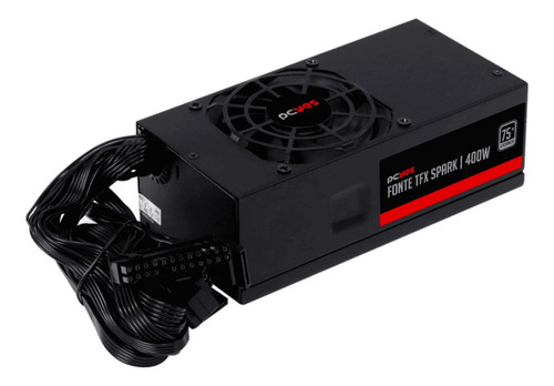 Fonte Tfx 400w Pcyes Spark Slim 75+ Tfxkp400tb Pfc Ativo