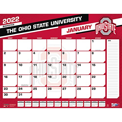 Calendario De Escritorio Ohio State Buckeyes 2022 De 22...