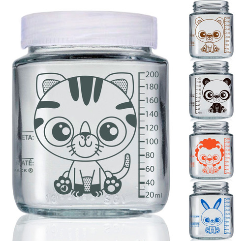 Imagem 1 de 2 de 10 Potes Armazenar Leite Materno Ou Papinha, Graduação 200ml
