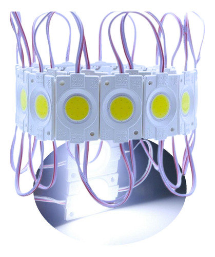 1000pçs Módulo Led Cob 4530 12v Branco Frio 6500k 2,4w 160º