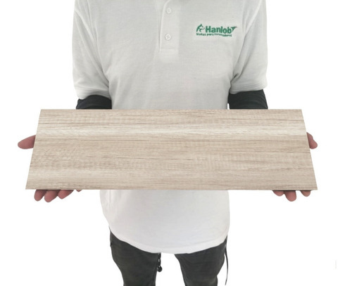 Imagen 6 de 9 de Set De 3 Repisas Flotantes Minimalistas Madera 30x15 Cm Color Toscana