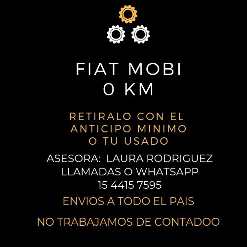 Fiat Mobi 1.0 Easy Pack Eco 0km - Retira Con 104mil Y Cuotas
