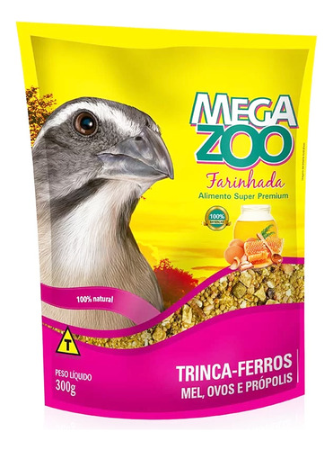 Farinhada Megazoo Trinca Ferro Sabor Mel E Ovo Propolis