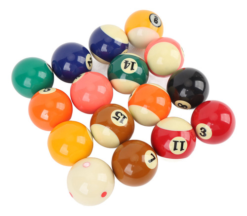 Juego De Bolas De Billar De Resina Estándar De 16 Piezas De