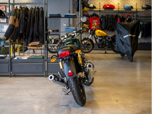 Imagen 3 de 25 de Royal Enfield Continental Gt British Green Reserva Ya