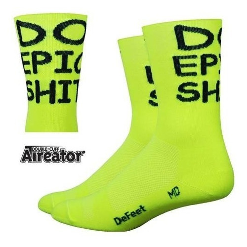 Defeet Medias De Ciclismo / Correr - Talla M