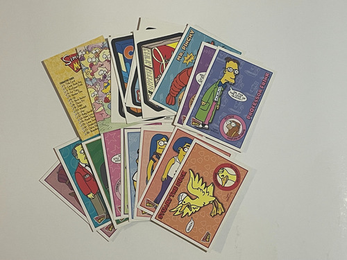 Tarjetas De Colección Los Simpson 2001 De Inkworks