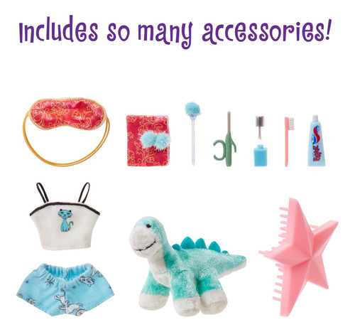 Boneca Moderna Bratz Slumber Party Jade Com 2 Pijamas E Pelú