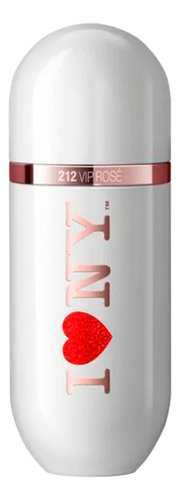 Perfume Carolina Herrera 212 Vip Rose I Love Ny Edp X 80 Ml