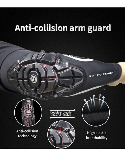 Imagen 4 de 10 de Mangas Protectoras Codos Motociclista Proteccion Coderas Mtb