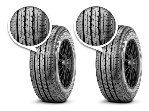 Paquete 2 Llantas Hilux Chasis Cabina 2013-2015 205/70r15