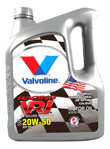 Aceite 20w50 Mineral Valvoline Presentación Garrafa 4lts