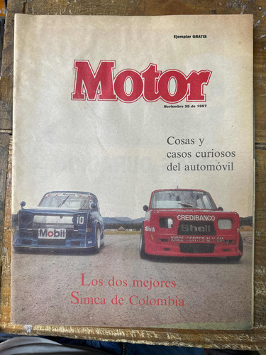 Revista Motor No. 67 - Noviembre 28 De 1987