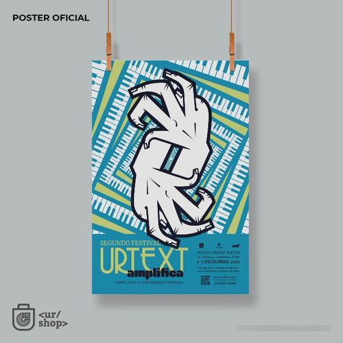 Poster Oficial Urtext / Segundo Festival Urtext