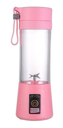 Batidora Licuadora Juguera Portatil Usb Recargable Colores Rosa