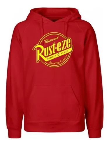 Buzo Canguro Cars Rayo Mcqueen Rust-eze Hoodie Unisex