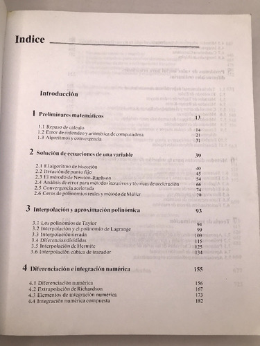 Análisis Numérico Richard L. Burden, Douglas Faire (Usado)