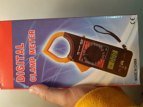 Imagen 5 de 7 de Tester Multimetro Pinzas Digital Lcd 9v+estuche