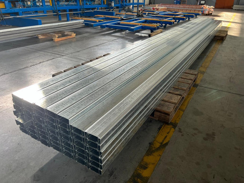 Perfil C Chapa Galvanizada 100 X 45 X 15 1.6 Mm Largo 12 Mt