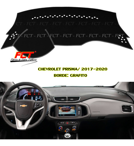 Cubre Tablero Premium/ Chevrolet Prisma 2017 2018 2019 2020 