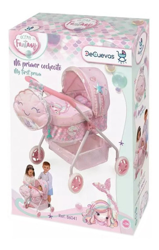 Coche Muñeca Plegable De Cuevas Sky + Bolso Juguete Bebe