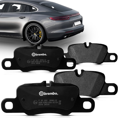 Jogo Pastilha Freio Tras Panamera 971 3.0 16 A 17 Low Metal