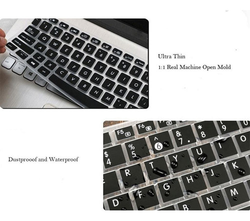 3x Funda De Silicona For Teclado For Portátil Para