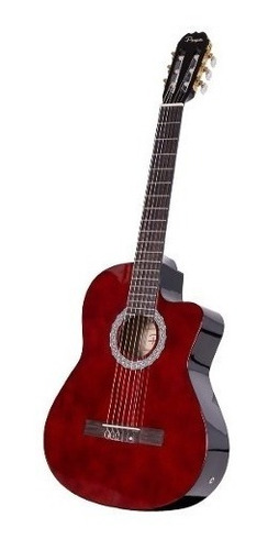 Guitarra Clasica Electrocriolla Parquer Master Funda Cuota