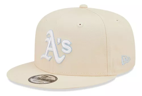 Gorra plana verde y amarilla ajustada 59FIFTY AC Perf de Oakland Athletics  MLB de New Era