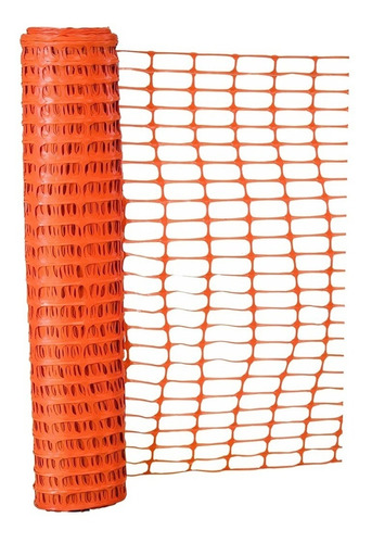 Malla Red De Seguridad Vial Naranja  60gs/m2 Kushiro Lamon