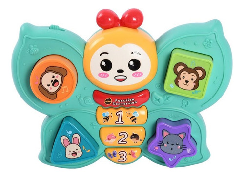 Brinquedo Borboleta Com Teclas Musicais Para Bebê