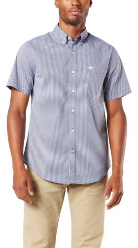 Camisa Short Sleeve Signature Classic Fit Comfort Flex Shirt
